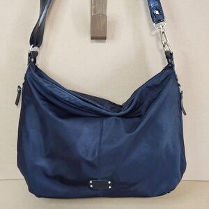 Kate Spade Diaper Bag Black With Black/ White Flower Lining W/Coin Purse